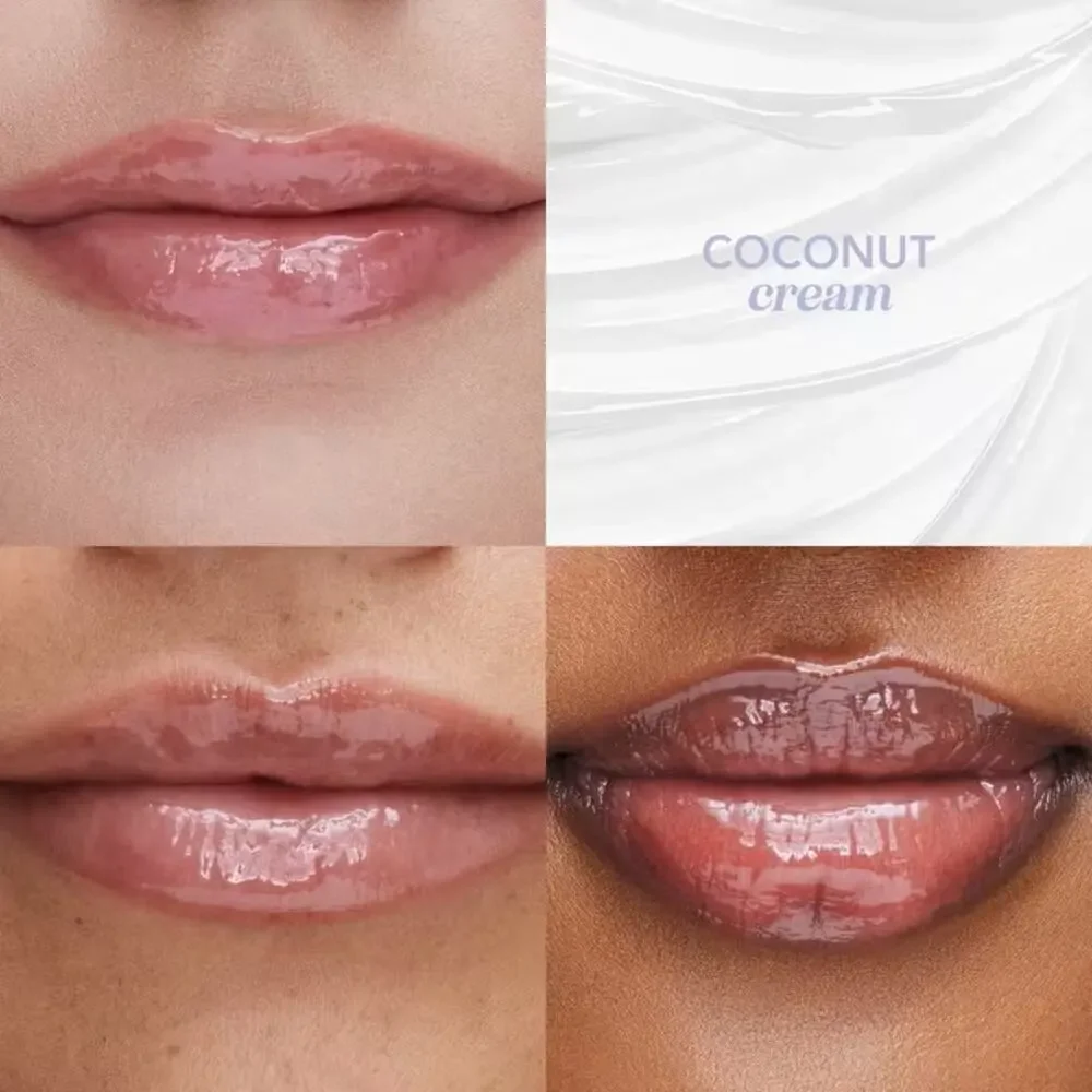 Polite Society Polite Pout Glossy Lip Balm Coconut Cream Full Size NIB